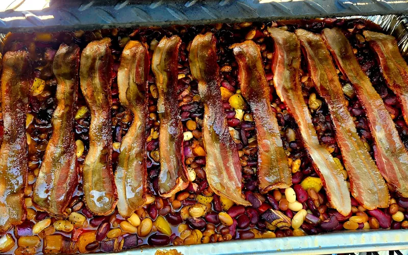A spread of classic barbecue sides